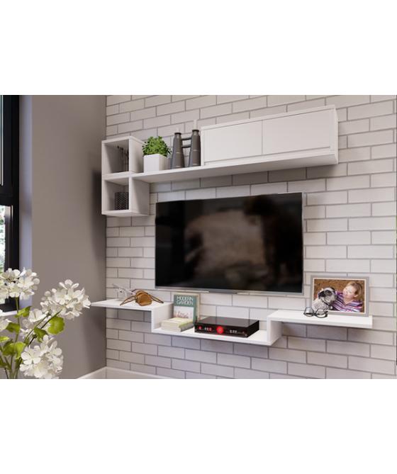 Kệ tivi treo tường 272 - Gỗ MDF, Dài 180cm Kệ tivi treo tường 272 - Gỗ MDF, Dài 180cm